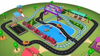 Cartoon Train  Trains for Kids  Cartoon Cartoon  Kids Videos for Kids  Toy Factory  Car Cartoon [upl. by Midis]