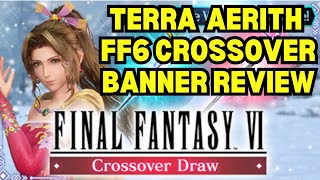 TERRA AERITH FF6 Crossover Banner Review  FF7 Ever Crisis [upl. by Neve]