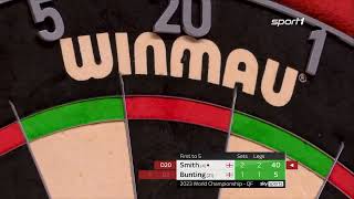 Smith in the Semi Final   Smith  Bunting WORLD DARTS CHAMPIONSSHIP 2023  darts pdc [upl. by Eneleoj655]