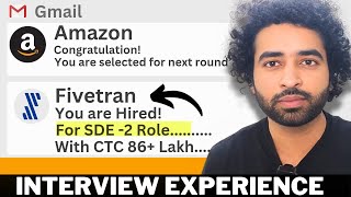 I cleared the Fivetran SDE2 Interview  Remote job Experience amp Tips  DSA  LLD resources  java [upl. by Nacnud]