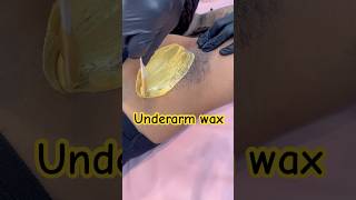 Underarm wax using tresswellness painlesswaxing waxingvideos hairremoval [upl. by Valdes]