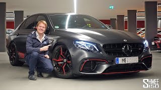 280kmh RENNtech AMG E63S Autobahn Test Drive [upl. by Yecac]