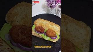 New Nuggets Omelette bun burger shortvideo shorts kitchenwithannie [upl. by Staal273]