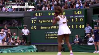 Serena Williams► Serves 4 ACES in a row  Wimbledon 2012 [upl. by Ahsiel]