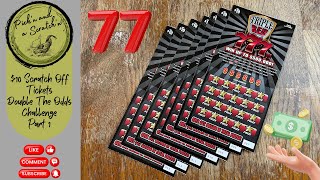 Triple Red 777  Part 1 10 Ohio Lottery Scratch Off Tickets  Double The Odds Challenge [upl. by Schechinger]