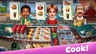 cooking fever game level 1 to 40 cookinggame games playgame cookingfeverlevel cookingfever [upl. by Sarid176]