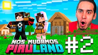 ENCONTRAMOS UNA ALDEA Y NOS VAMOS A VIVIR CON ALDEANOS  PIRULAND 2  Minecraft  HaroldArtistPlay [upl. by Sessler]