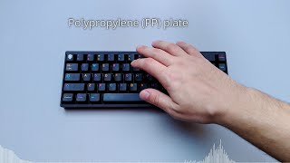 SPACEBAR on 8 plate materials PP PC POM FR4 AL Steel Brass CF [upl. by Tnahs]