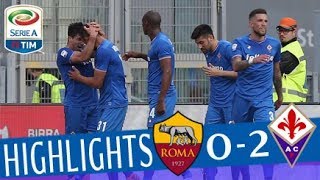 Roma  Fiorentina 02  Highlights  Giornata 31  Serie A TIM 201718 [upl. by Adnahcal]