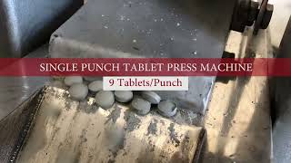 Tablet Press Machine  Single Punch Tablet Pressing Machine [upl. by Jane]