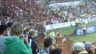 Flares at Melbourne Victory v Western Sydney [upl. by Stephannie]