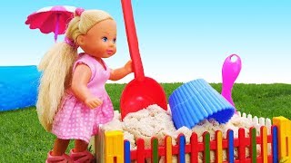 Barbie Baby Doll at the Playground Barbie Videos for Kids [upl. by Ahsia]