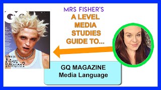 A Level Media  GQ Magazine  Media Language [upl. by Sumaes]