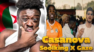 Soolking ft Gazo  Casanova 🇩🇿🔥Clip Officiel REACTION [upl. by Whitby]