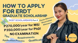 Engineering Scholarship  DOST Graduate Scholarship [upl. by Romy802]