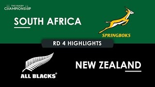 HIGHLIGHTS  SOUTH AFRICA v NEW ZEALAND  The Rugby Championship 2024 [upl. by Gavin]