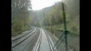 Nordhessen Regiotram RT 9 Mitfahrt 201204003 bei BaunatalRengershausen  Begegnung Intercity [upl. by Meela]