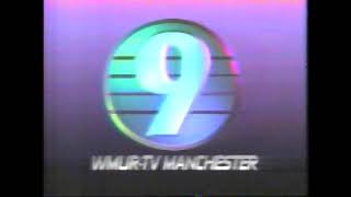 WMURTV Manchester NH Signoff  End of broadcast day May 14 1990 [upl. by Nirre279]