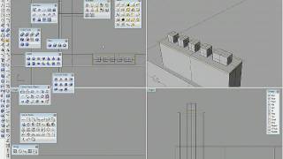 create 3d house  part 21  make 3d model in Rhino [upl. by Ynnek]