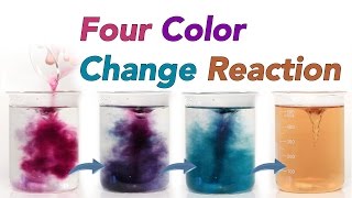 Four Colour Change Reaction Chameleon Chemical Reaction [upl. by Danika205]