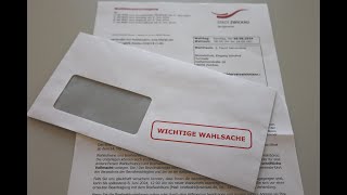 Briefwahl zum Sächsischen Landtag symbolisch gestartet [upl. by Ytitsahc797]