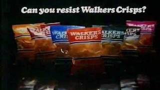 80s UK TV Advert  Walkers Crisps [upl. by Kirrad]