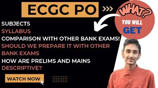 ECGC PO exam strategy  Should you prepare for it with other bank exams [upl. by Marijane448]