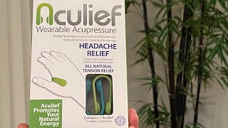 Unboxing Aculief  What Are The Function Of Aculief  Can Aculief Relieves Tension [upl. by Oiramej]