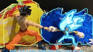 Comp Goku vs Archie sonic gokusstopmotionshow2528 [upl. by Ibba]