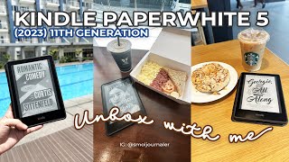 Kindle Paperwhite 5 2021 11th Gen  Unboxing  Set up real time  Design Philippines [upl. by Enaoj]