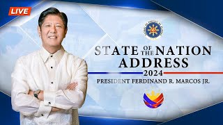 SONA 2024 State of the Nation Address of Pres Ferdinand Bong Bong Marcos Jr FULL Speech [upl. by Ramberg]