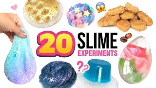 20 AMAZING DIY SLIMES Mixing CRAZY THINGS Into Clear Slime  Water Slime Satisfying Slime ASMR [upl. by Plunkett604]