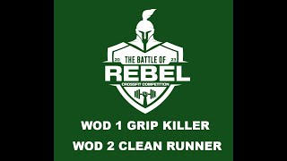 THE BATTLE OF REBEL 2024  WOD 1  GRIP KILLER [upl. by Stu]