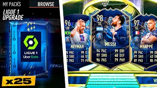 FIFA 23 25 x Guaranteed TOTS Ligue 1 Upgrade Packs [upl. by Askari]