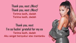 Ariana Grande  ​thank u next  Lirik Terjemahan Indonesia [upl. by Ajet]