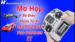 Review Bộ Điều Khiển Từ Xa MICROZONE Điều Khiển Oto Máy Bay 7001000M  Review MICROZONE remote [upl. by Annid]