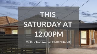 29 Bushland Avenue Clarinda Auction 9112024 [upl. by Flore964]