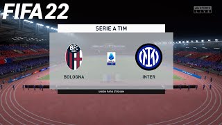 FIFA 22  Bologna vs Inter Milan  Serie A TIM  PS4 [upl. by Romelle]