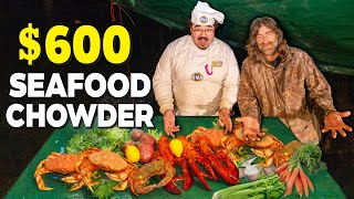 600 Seafood Chowder with Greg Ovens OVER FIRE [upl. by Ydnic]