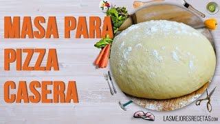 La Receta Secreta Para Una Masa De Pizza Esponjosa Y Deliciosa [upl. by Joey464]