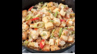 Mouthwatering Sizzling Tofu Easy amp Flavorful Recipe [upl. by Four]