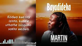 Martin amp Ndolwane Super Sounds featuring Mark Ngwazi  Isinqumo Official Lyric Video [upl. by Nanyk]