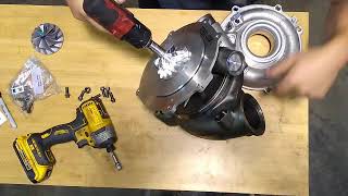 Compressor Wheel Install [upl. by Matthew]