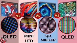 OLED vs mini LED vs QNED vs QD Mini LED vs QLED  Best TV to buy [upl. by Eilyr]