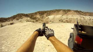 GUNS GoPro HD Shooting first person with the AK47 and SR9 [upl. by Drawoh977]