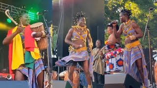 Wiyaala Storms SummerStage in New York With Energetic Performance [upl. by Knipe618]