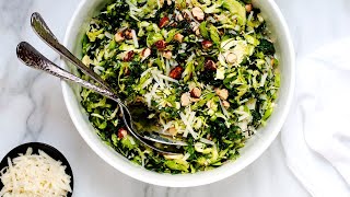 Kale and Brussels Sprout Salad [upl. by Marvin81]