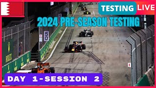 🔴F1 LIVE  2024 BAHRAIN PRESEASON TESTING  Live data Bahrain International Circuit [upl. by Artair]