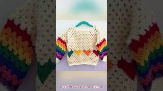 Crochet sweater design for women crochet design crochet [upl. by Dyun594]