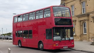 Cooling fan Journey on DM Motor Services DMZ 1581  Volvo B7TL Plaxton President on Rail Reps [upl. by Ariela]